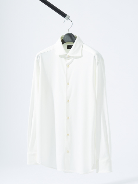 【接触冷感】アイスピケ ストレッチ 長袖シャツ / FLEX SHIRTS