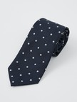 【ウォッシャブル】ドットヘリンボン ネクタイ