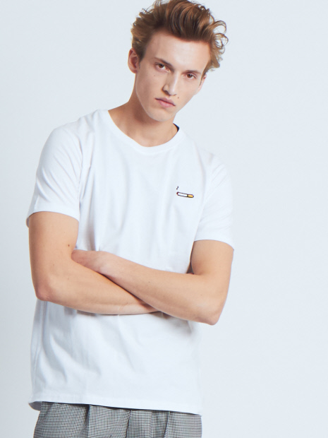【BRICKTOWN】ワンポイントTシャツ(CIGARETTE)