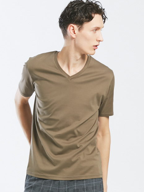 【Recency of Mine】ローズペトール VネックTシャツ