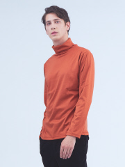 ベア天タートルネックTシャツ