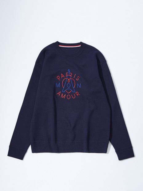 【別注】CEIZER ロゴクルーネックニット