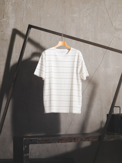 【ノンストレス】COTTON LYCRA圧着クルーネック半袖Tシャツ