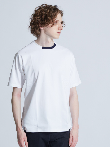 【FLAT TECH】ネックコンビネーションTシャツ