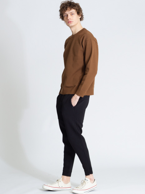 ダンボールニットスリットパンツ