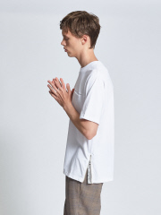 【WEB別注】サイドジップ バンダナ 半袖 Tシャツ