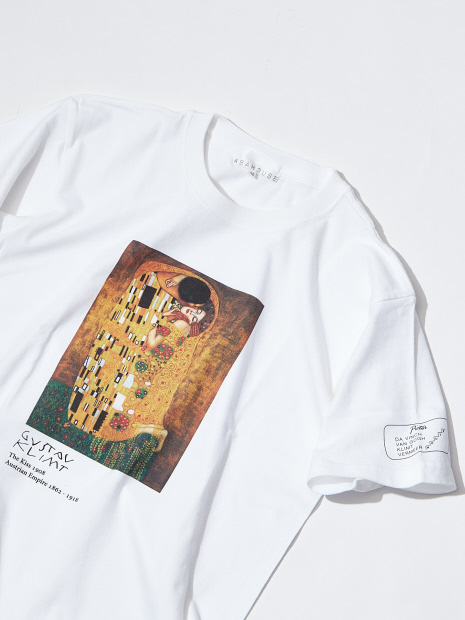 クリムト The Kiss プリントTシャツ
