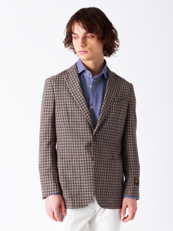 OUTLET (MEN'S) - 【Recency of Mine】Loro Piana SUMMERTIME チェックジャケット