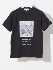 ABAHOUSE - 【WEB別注】Pollock/ポロック number18 アート Tシャツ