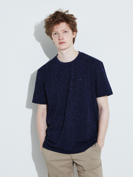 【SCOTCH & SODA】総柄Tシャツ 292-14420