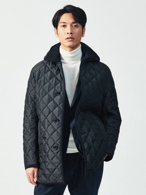 Traditional Weatherwear DERBY HOOD QUILTED キルティングコート 