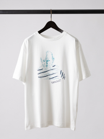 OUTLET (MEN'S) - ルーズサイズ スケッチ アート Tシャツ