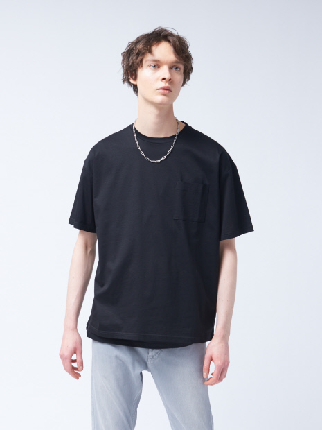 MYSELF ABAHOUSE】シルケット ルーズ Tシャツ｜OUTLET (MEN'S) / アウトレット