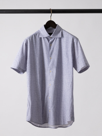OUTLET (MEN'S) - マルチストレッチファブリックプリント 半袖 シャツ