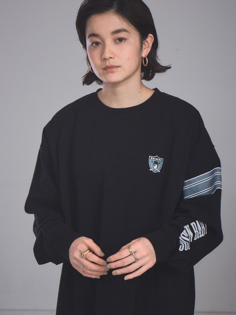 NFL】MYSELF ABAHOUSE 別注 チーム ロゴ ロングスリーブ Tシャツ