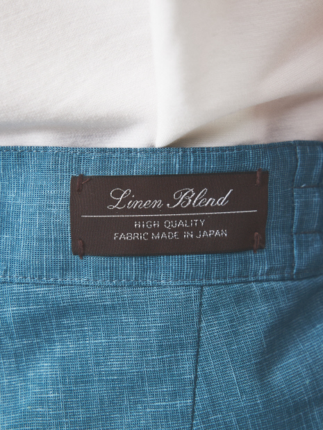 SOLO STRETCH LINEN ストレッチ リネン テーパード ショートパンツ
