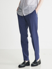 【セットアップ対応/FLEX PANTS】RIRANCHA 強撚 スーパーストレッチ スラックスパンツ