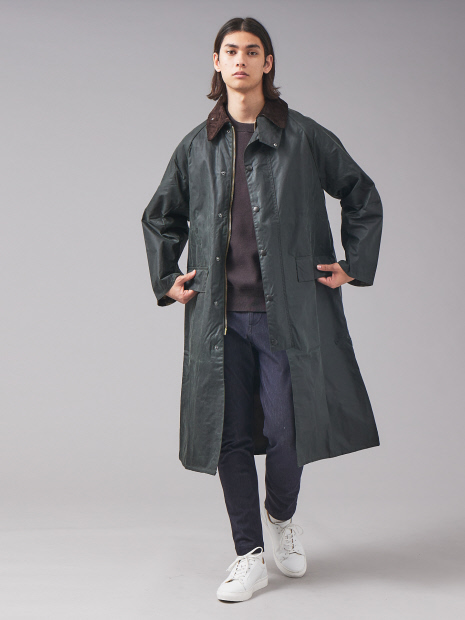 BARBOUR / バブアー】 MWX1674OX WAX BURGHLEY オーバーサイズ コート ...