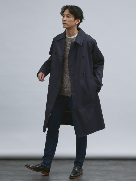 Traditional Weatherwear】Earlham / ダブルブレスト コート