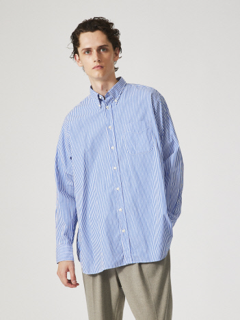 【別注】Individualized shirts / ボタンダウン ストライプシャツ