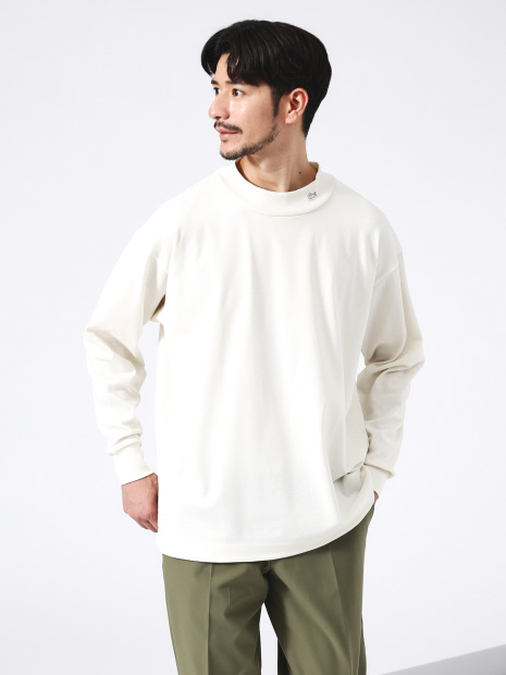 LACOSTE】カノコ モックネック 長袖Tシャツ | アバハウス(ABAHOUSE