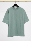 【ヴィンテージ風】ピグメントプリント　刺繍Tシャツ