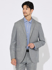 【セットアップ対応/FLEX JACKET】TOP調 カラミ メッシュ ナチュラルストレッチ ジャケット / サマージャケット