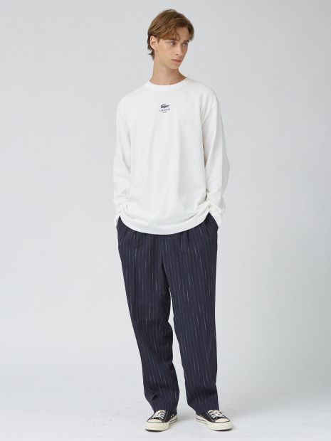 【LACOSTE / ラコステ】PARISロゴヘビーオンスTシャツ / ロンT