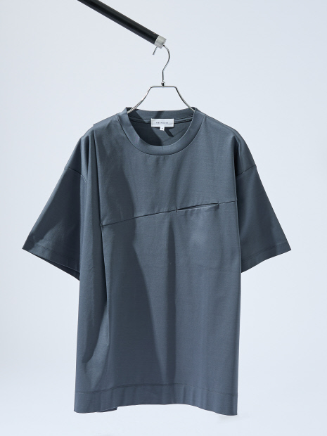 TUCK&SEAM コットンポンチ 半袖Tシャツ