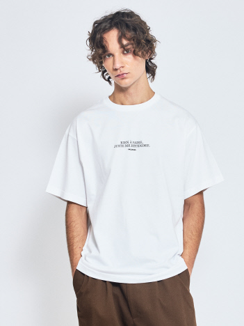 ABAHOUSE - ファインジャージー ロゴTシャツ / 半袖Tシャツ