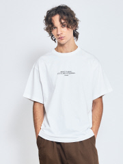 ABAHOUSE - ファインジャージー ロゴTシャツ / 半袖Tシャツ