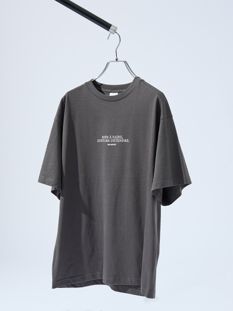 ファインジャージー ロゴTシャツ / 半袖Tシャツ