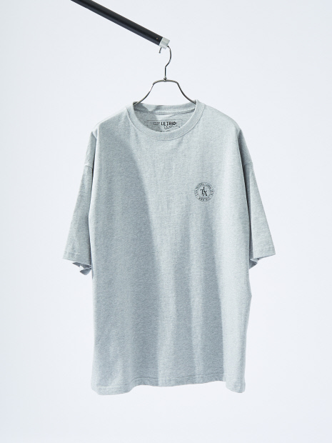 バックプリント グラフィック 半袖Tシャツ/オーバーサイズ/LE TRIO ABAHOUSE