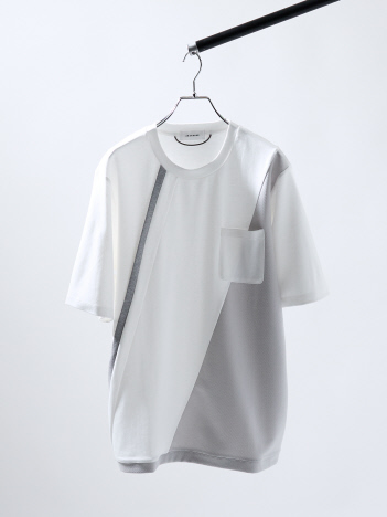 コンビネーション ライン ポンチ 半袖Tシャツ