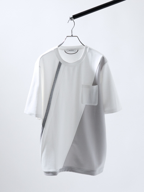 コンビネーション ライン ポンチ 半袖Tシャツ