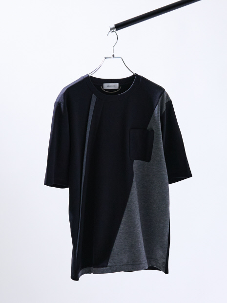 コンビネーション ライン ポンチ 半袖Tシャツ