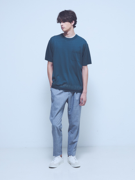 メッシュニット シアーTシャツ/ サマーニット