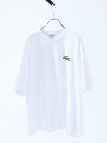 【LACOSTE / ラコステ】シェニールワニロゴ ルーズフィットTシャツ