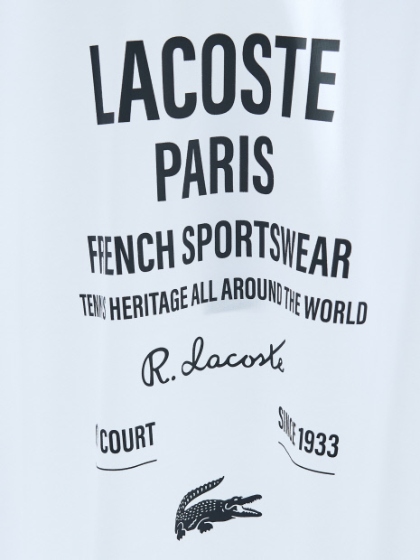 【LACOSTE / ラコステ】タイポグラフィTシャツ