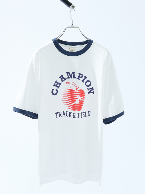 【Champion】ショートスリーブ リンガーTシャツ