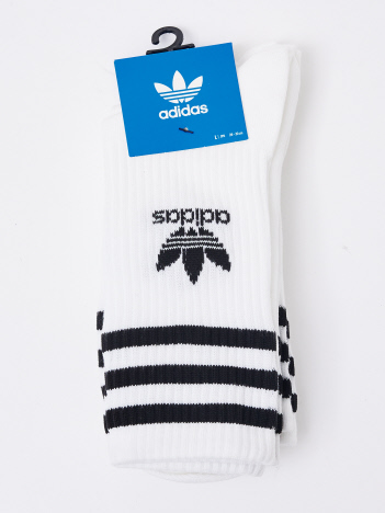 【adidas / アディダス】ミッドカット クルーソックス 3足組