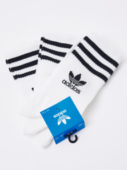 【adidas / アディダス】ミッドカット クルーソックス 3足組