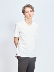 ABAHOUSE - 【接触冷感/WEB限定】フリーザー VネックTシャツ /アイスピケ ストレッチ【予約】