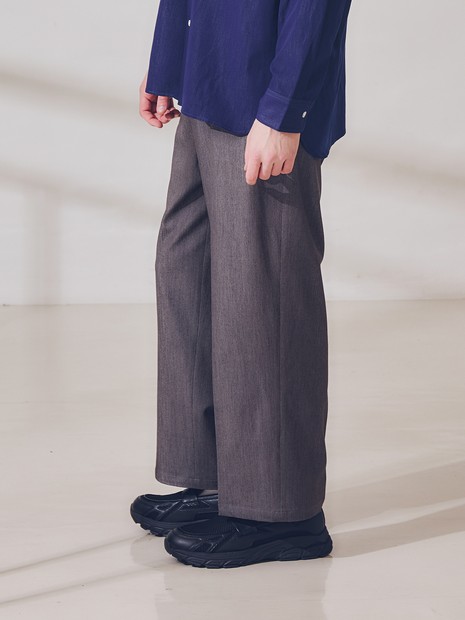 X*迎様 MACGEAR rave pants ワイドパンツ MUZE TURQUOISE LABEL - PIPING WIDE PANTS(BLACK)ミューズ パイピング