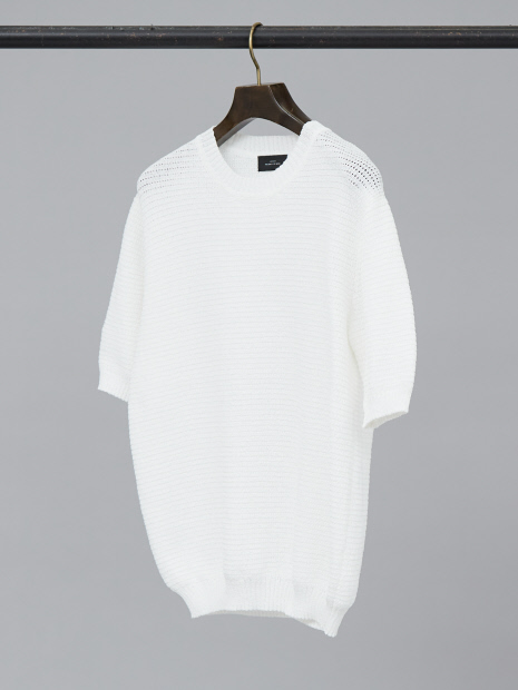 フルニードル メッシュニットTシャツ