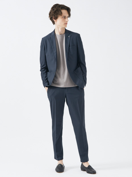 【セットアップ対応/FLEX JACKET】トリコット メッシュジャケット / サマージャケット / ストレッチ 軽量 防シワ性