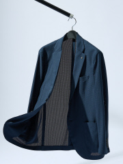 ABAHOUSE - 【セットアップ対応/FLEX JACKET】トリコット メッシュジャケット / サマージャケット / ストレッチ 軽量 防シワ性
