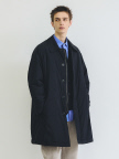 ワッシャーナイロン 中綿パデットコート / Padded Half Coat / バルカラーコート
