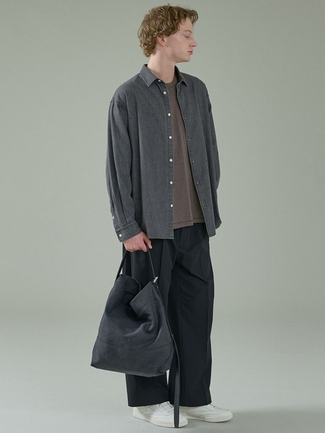 7.5オンス オーバーサイズ デニムシャツ / ライトオンスデニム