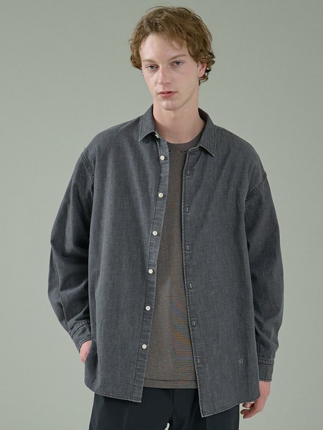 7.5オンス オーバーサイズ デニムシャツ / ライトオンスデニム